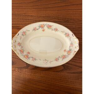 Vintage 1952 Homer Laughlin Eggshell Georgian "Countess" Oval Relish pickle dish